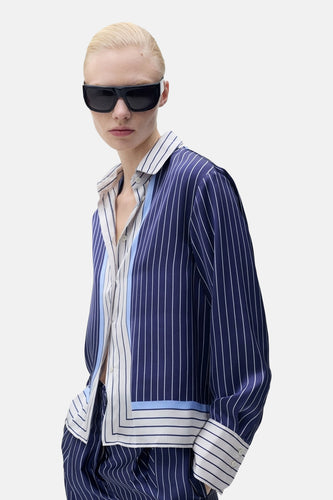 Chemise à manches longues - Bleu - MANGO - 5