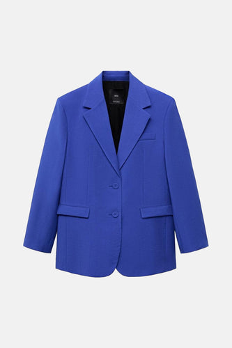 Blazer - bleu - MANGO