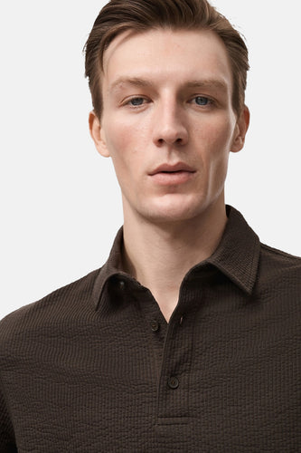 Polo à manches courtes - brun - MANGO - 6