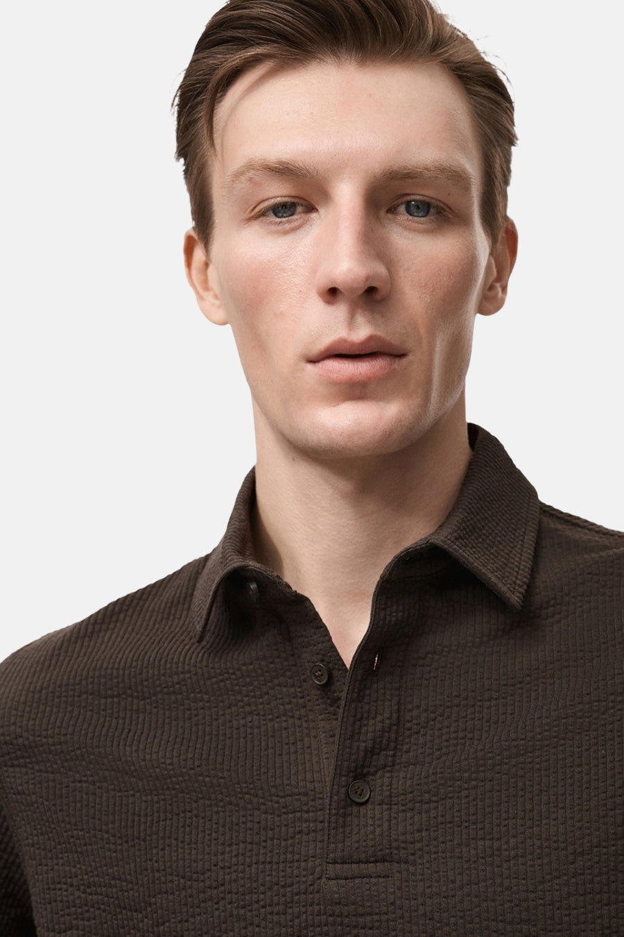 Polo à manches courtes - brun - MANGO - 4