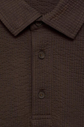 Polo à manches courtes - brun - MANGO - 6