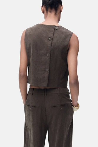 Blouse - brun - MANGO - 7