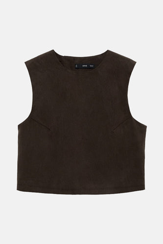 Blouse - brun - MANGO - 7