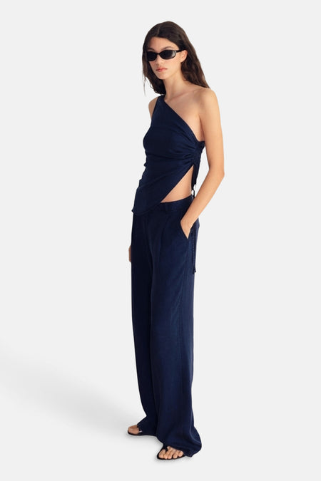 Blouse - Dark blue denim