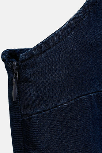 Blouse - Dark blue denim