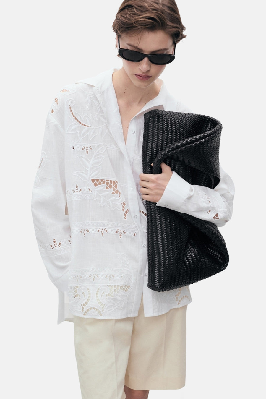 Chemise à manches longues - blanc - MANGO