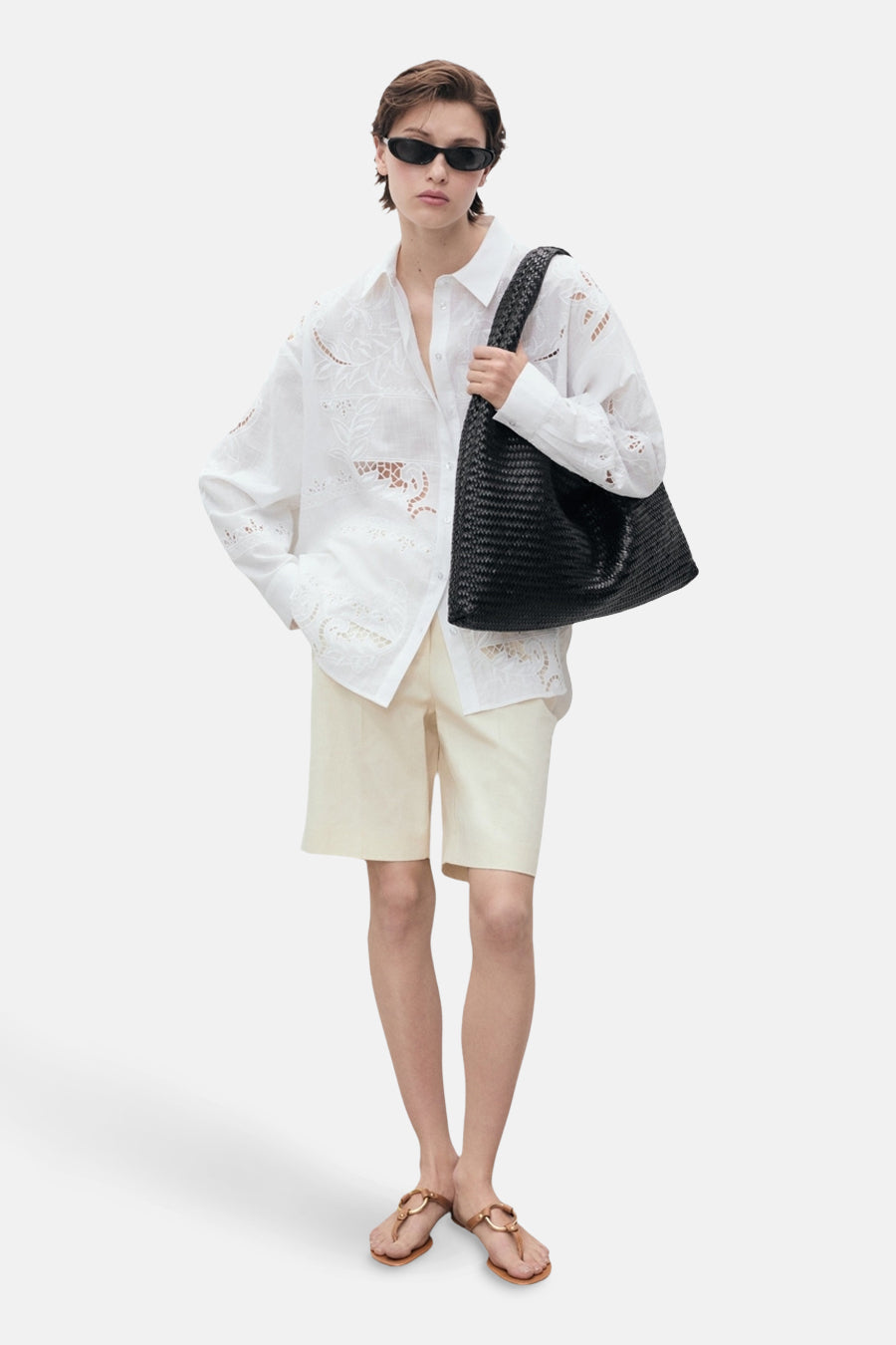 Chemise à manches longues - blanc - MANGO