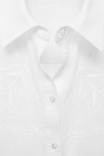 Chemise à manches longues - blanc - MANGO