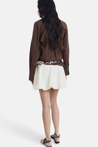 Jupe courte - Écru - MANGO