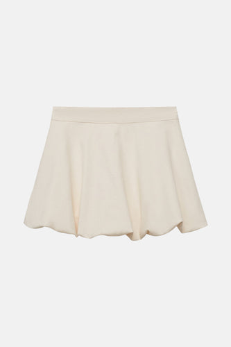 Jupe courte - Écru - MANGO