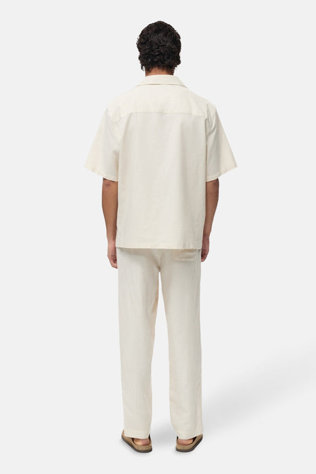 Chemise (manches courtes) Écru - MANGO