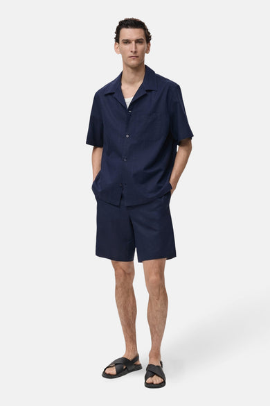 Chemise (manches courtes) Bleu - MANGO