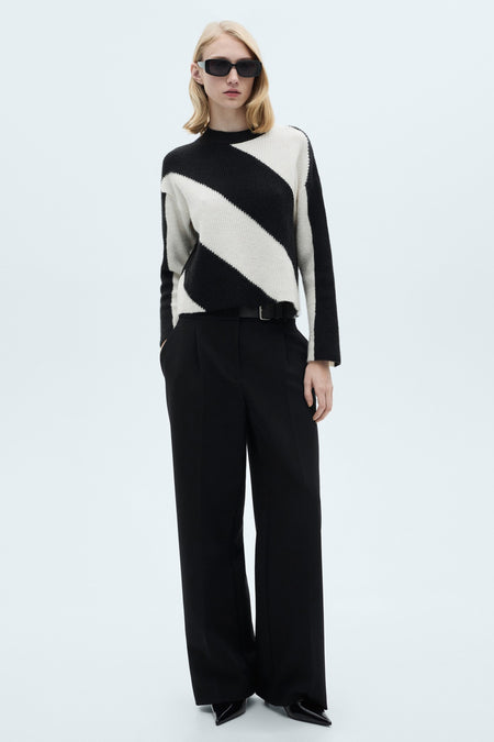 Pull col O Noir - MANGO