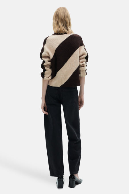 Pull col O Brun - Mango