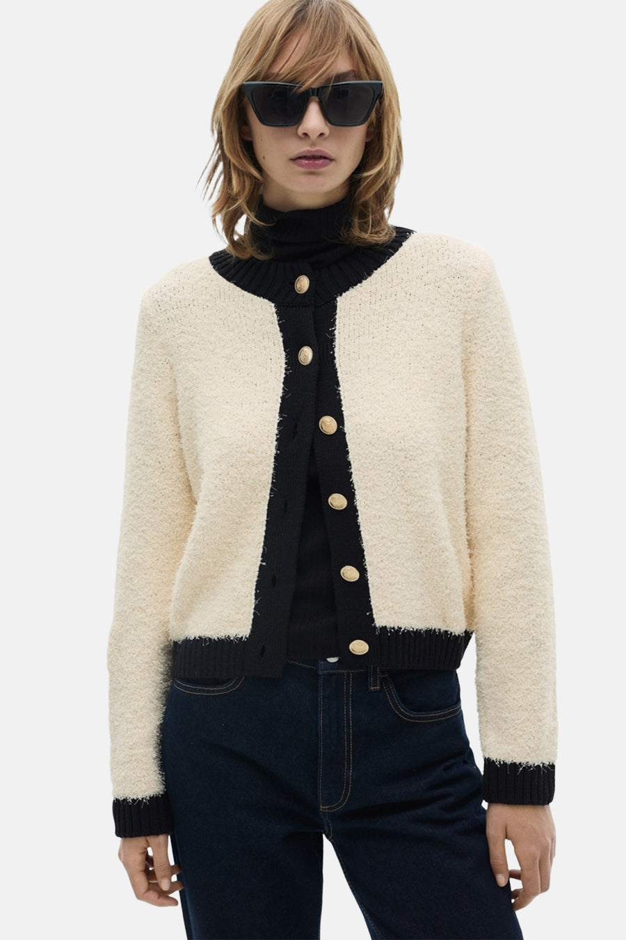 Gilet - Écru - MANGO