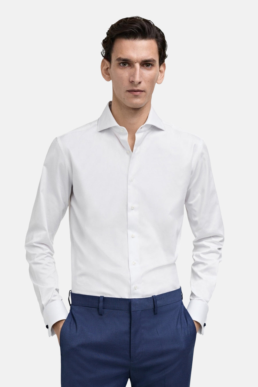 Chemise à manches longues - blanc - MANGO