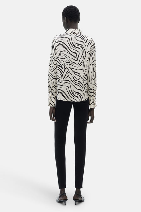 Chemise à manches longues - blanc