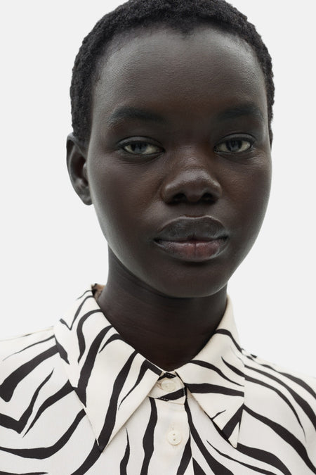 Chemise à manches longues - blanc