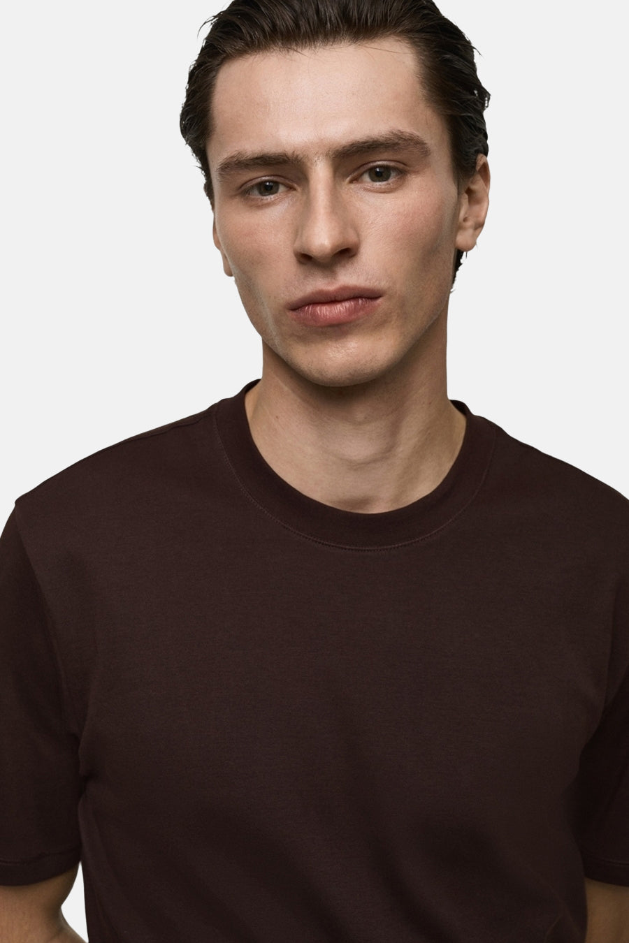 T-shirt à manches courtes - brun - MANGO