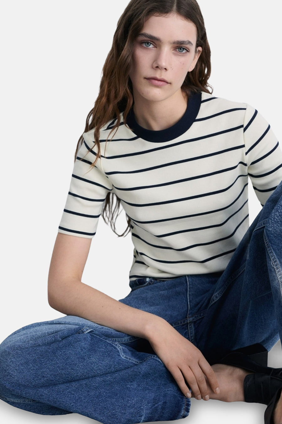 T-shirt (manches courtes) blanc - MANGO - MANGO