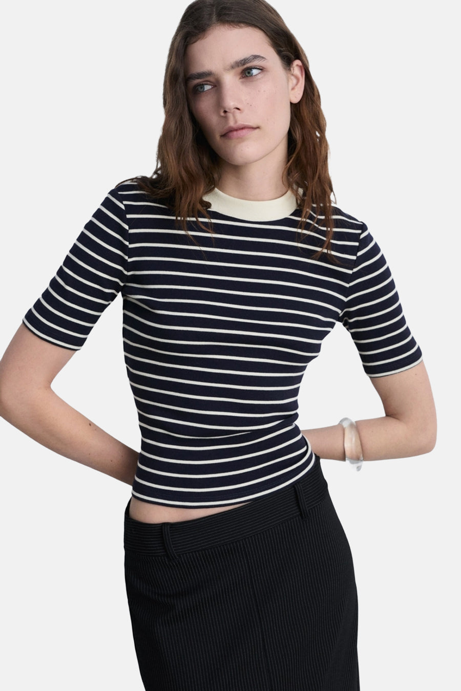 T-shirt à manches courtes - bleu - MANGO