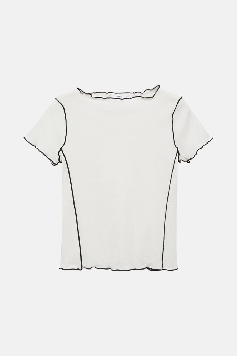 T-shirt à manches courtes - blanc - MANGO