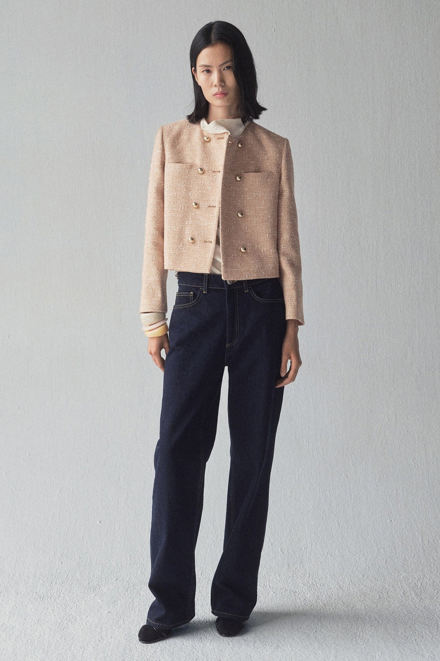 Blazer - Beige - MANGO