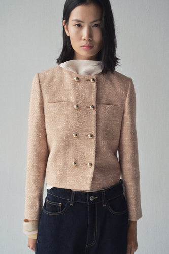 Blazer - Beige - MANGO