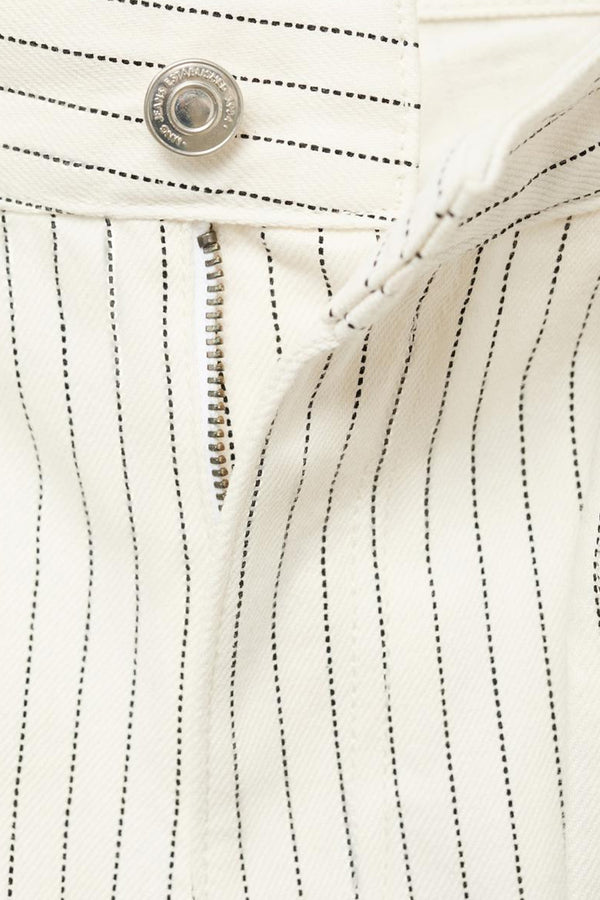 Jeans wide Off white denim - MANGO