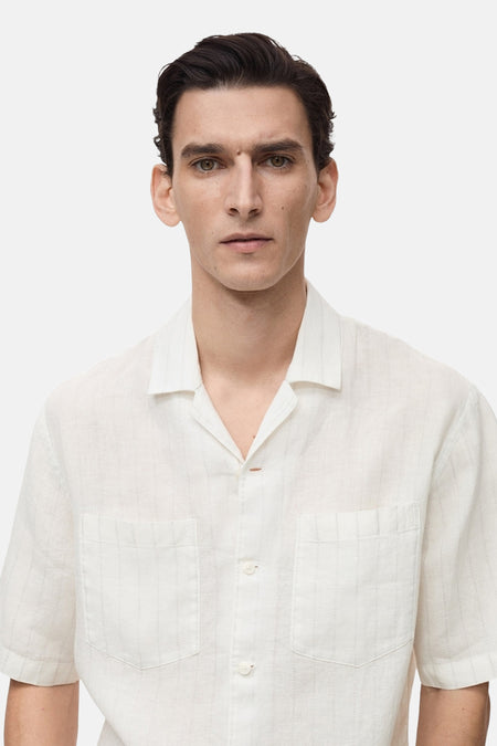 Chemise à manches courtes - blanc