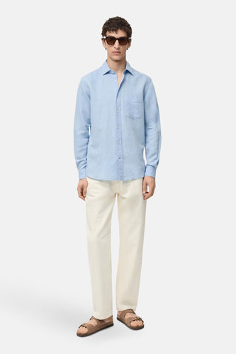 Chemise à manches longues - bleu - MANGO