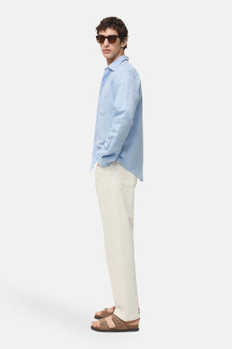 Chemise à manches longues - bleu - MANGO