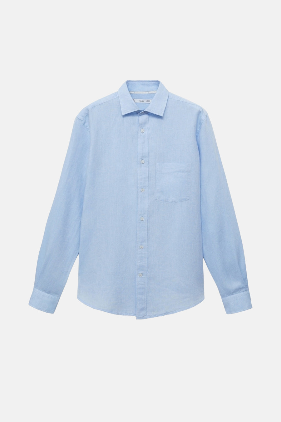 Chemise à manches longues - bleu - MANGO