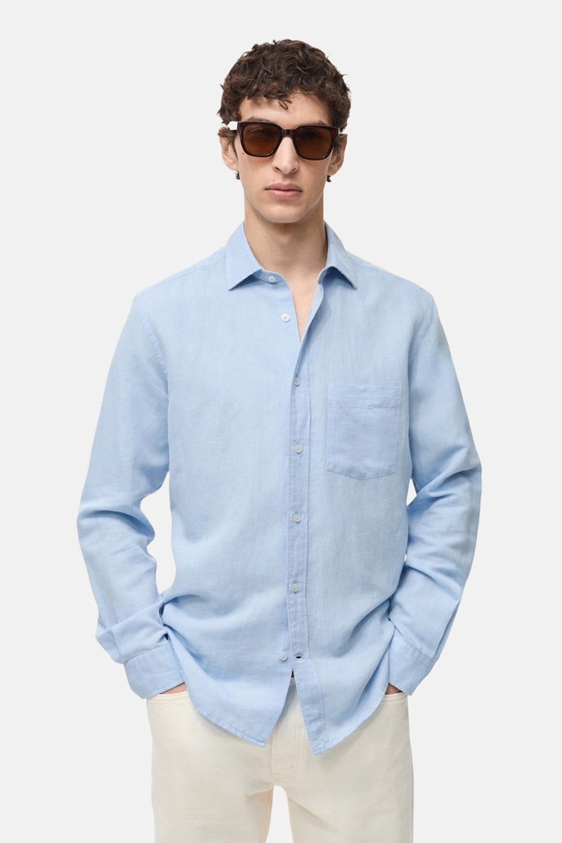 Chemise (manches longues) Bleu - Mango