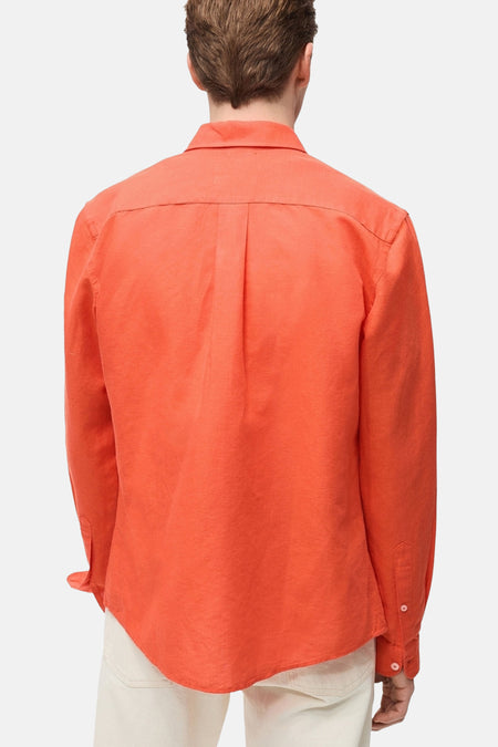 Chemise à manches longues - orange