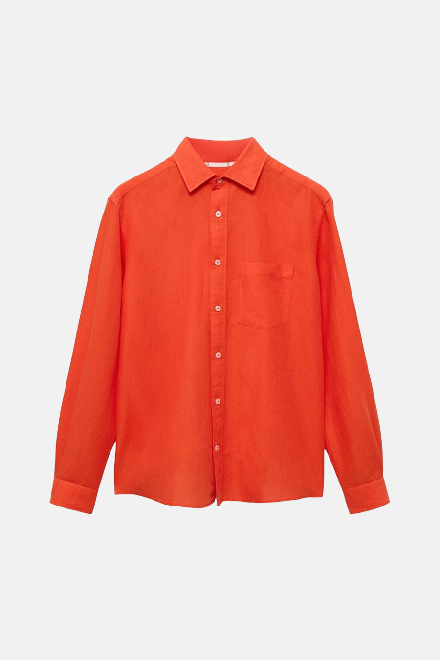 Chemise à manches longues - orange - MANGO
