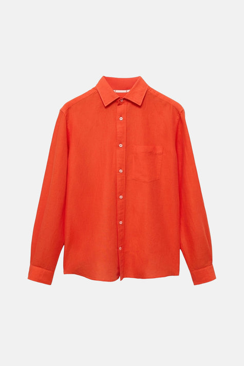 Chemise (manches longues) Orange - MANGO