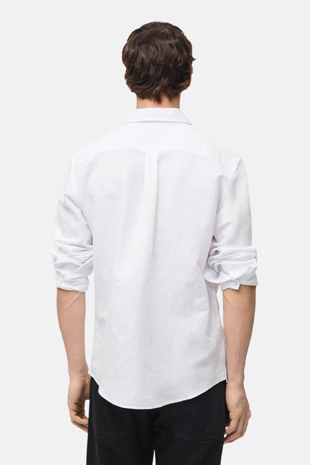 Chemise à manches longues - blanc