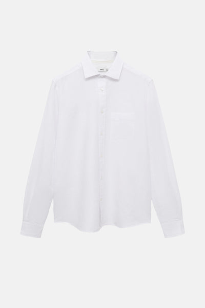 Chemise (manches longues) Blanc - Mango