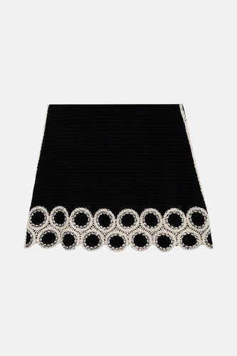 Jupe courte - Noir - MANGO