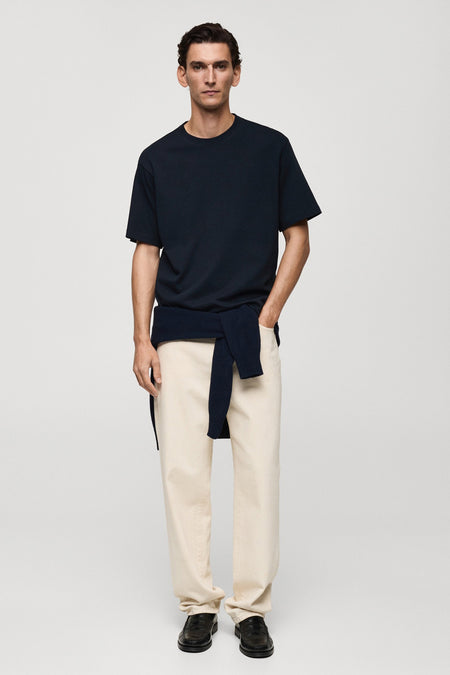 T-shirt (manches courtes) Bleu - Mango