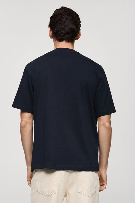 T-shirt (manches courtes) Bleu - Mango