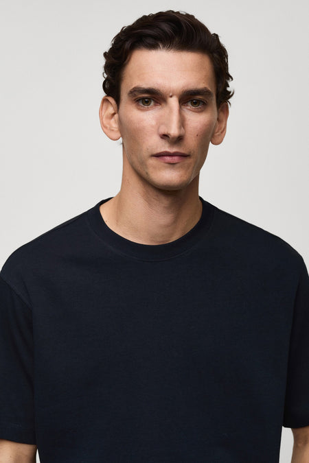 T-shirt à manches courtes - Bleu foncé