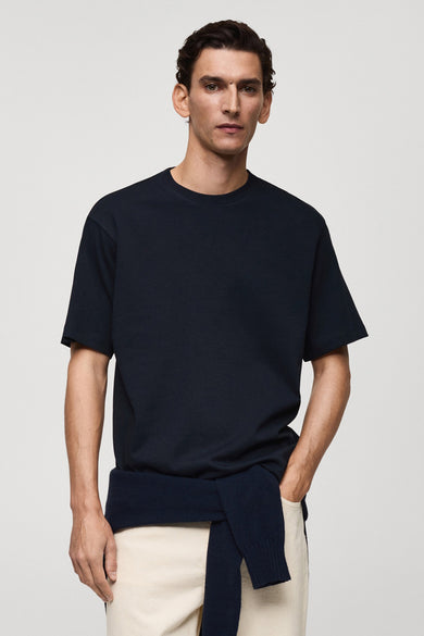 T-shirt à manches courtes - Bleu foncé