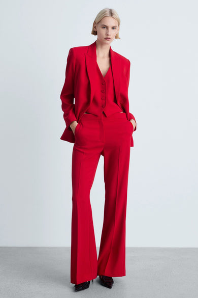Pantalon de costume - rouge