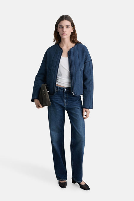 Veste - mid blue denim