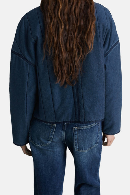 Veste courte Mid blue denim - Mango