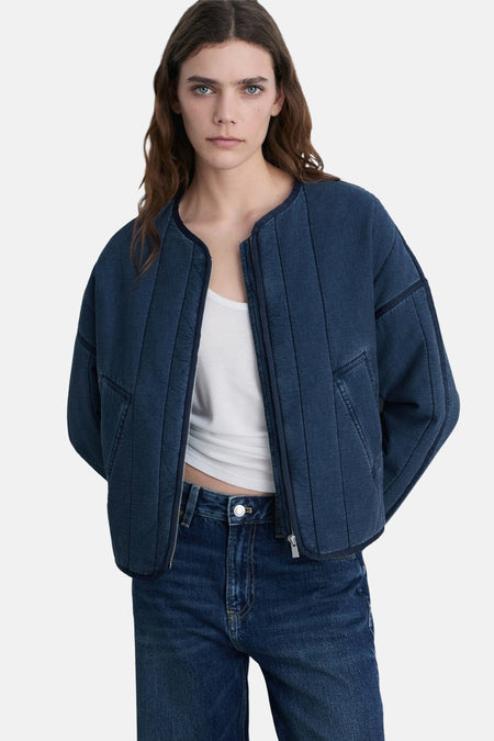 Veste - mid blue denim