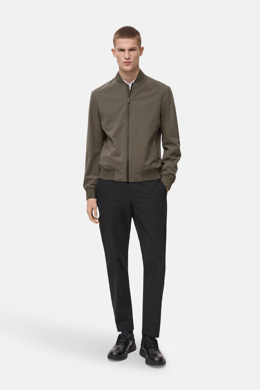 Veste courte - Kaki - MANGO