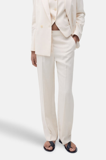 Pantalon de costume Blanc - Mango